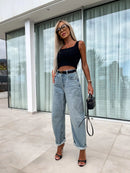 Street Hipster Casual Loose Women's Jeans