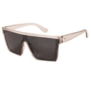 Fashion One-piece Large Rim Sunglasses European And American
