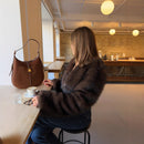 Fashion Winter Furry Coat Women's Clothing