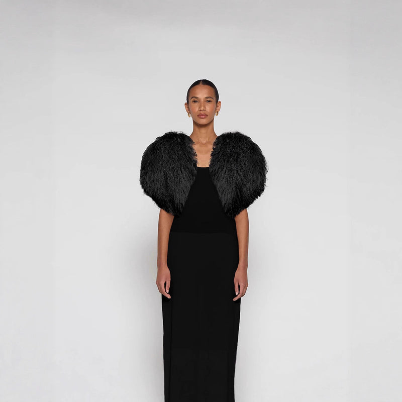 Autumn And Winter Fur Coat Female Cape And Shawl Imitation Fur Artificial Wool Props