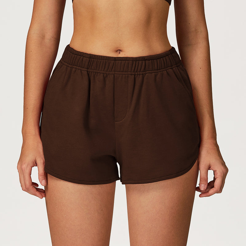 Sweatpants High Waist Wide Leg Straight Loose Sports Shorts