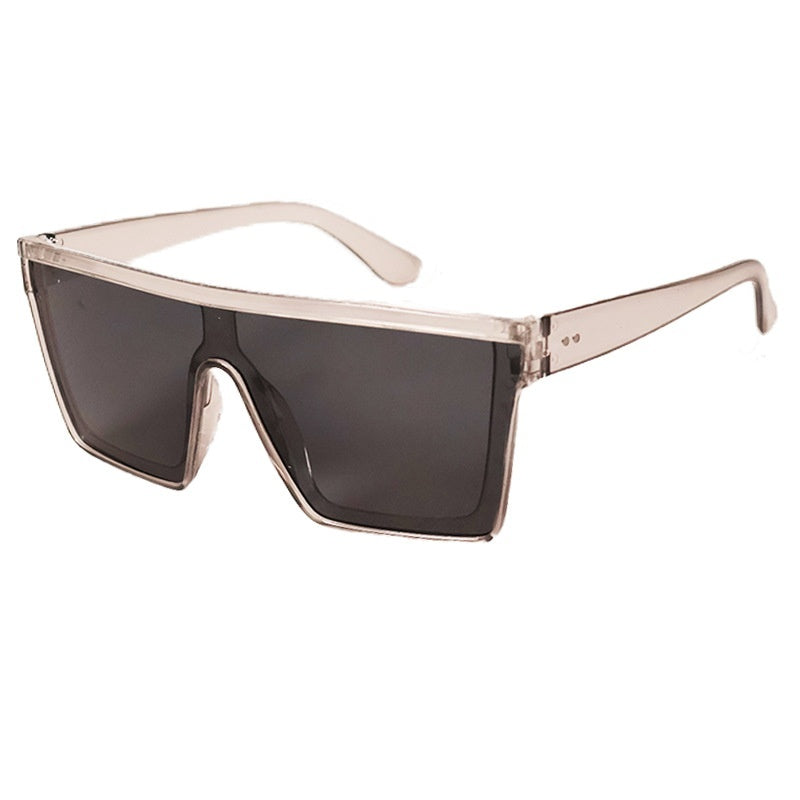 Fashion One-piece Large Rim Sunglasses European And American