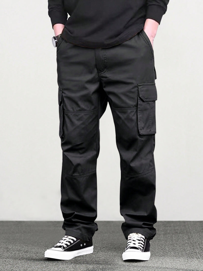 Spring And Autumn American Fashion Brand Loose High Street Straight Long Pants
