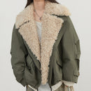 Women's New Retro Style Fur Collar Jacket